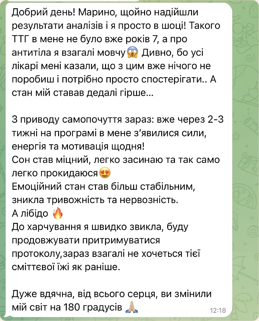Відгук: такого ТТГ не було 7 років, з’явилися сили